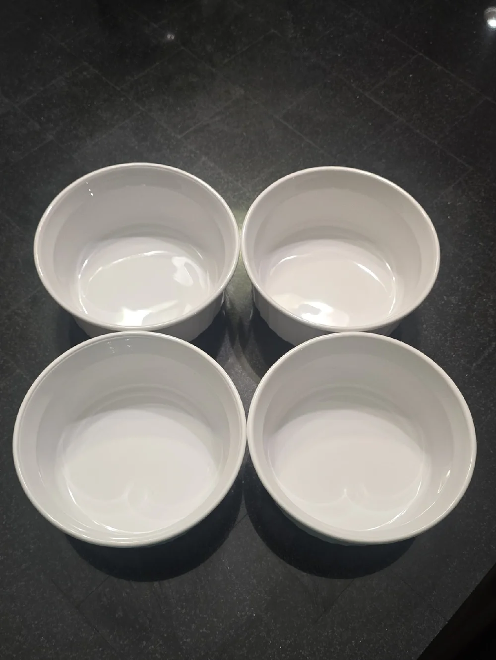 4 PIECE Corningware French White 16oz Round Bakeware